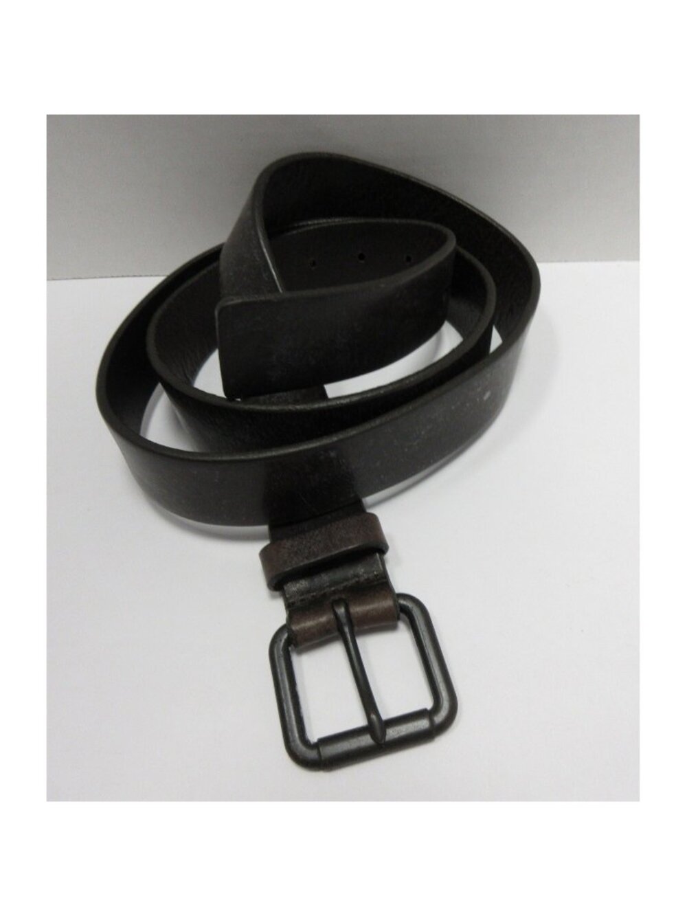 VGT Gap Belt 46 Genuine Cow Leather Classic Y2K Rugged Made In USA *